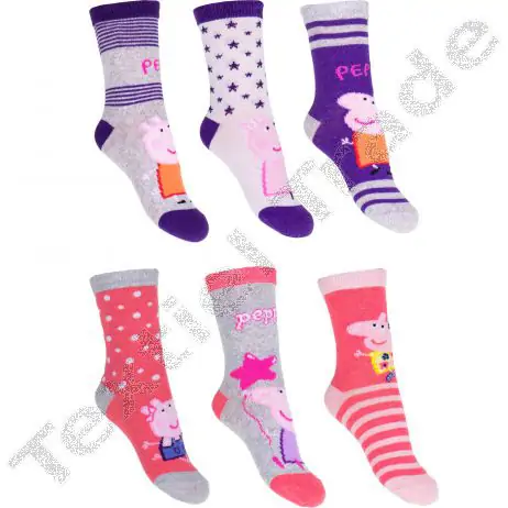klif brandwonden Productiecentrum Wholesale Peppa Pig 3 pack socks - Star SKU: 37594 | Textiel Trade