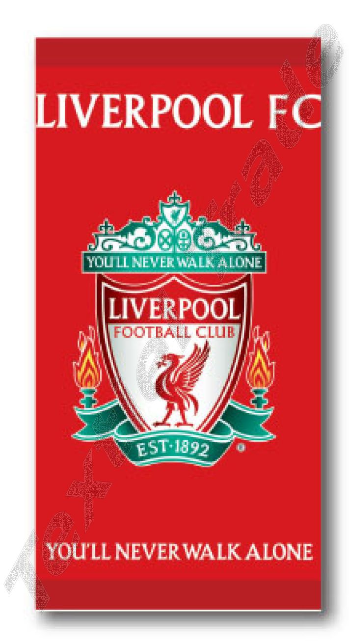 Liverpool Football Club LFC Logo 100 % Cotton Beach Towel with facecloth 
